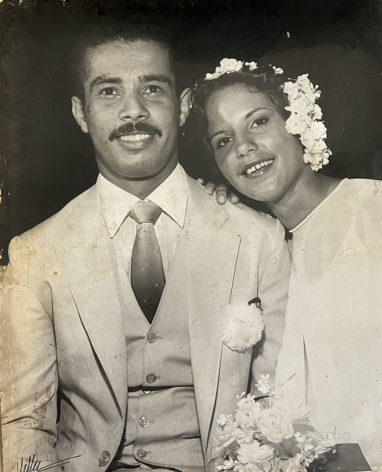 Fotografia antiga da família Frescone